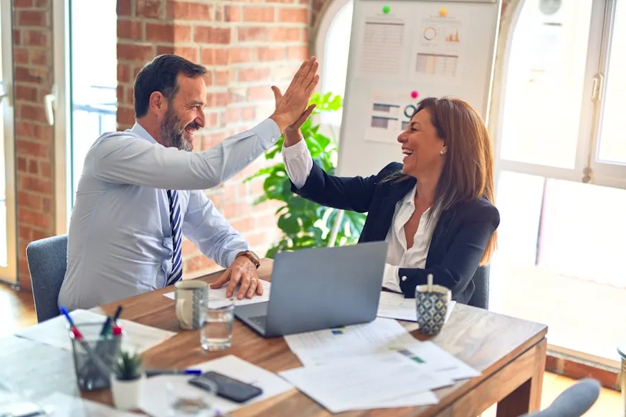 Appther consultants working with a client operations team