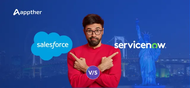 ServiceNow compared with Salesforce