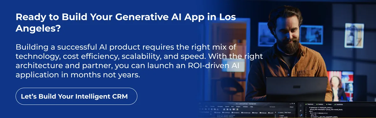 Start your Generative AI app in Los Angeles with Appther free consultation call-to-action banner
