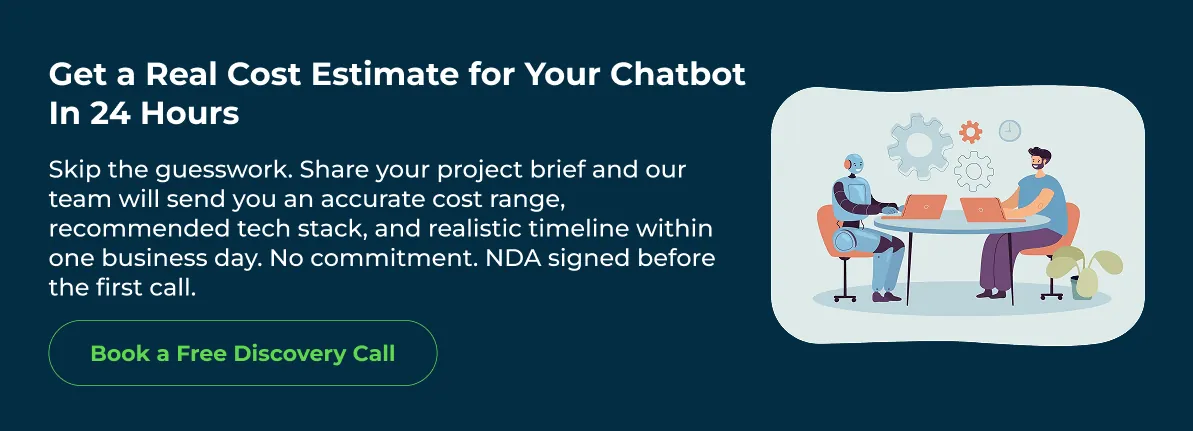 get free consultation from us for your AI Chatbot Development. 