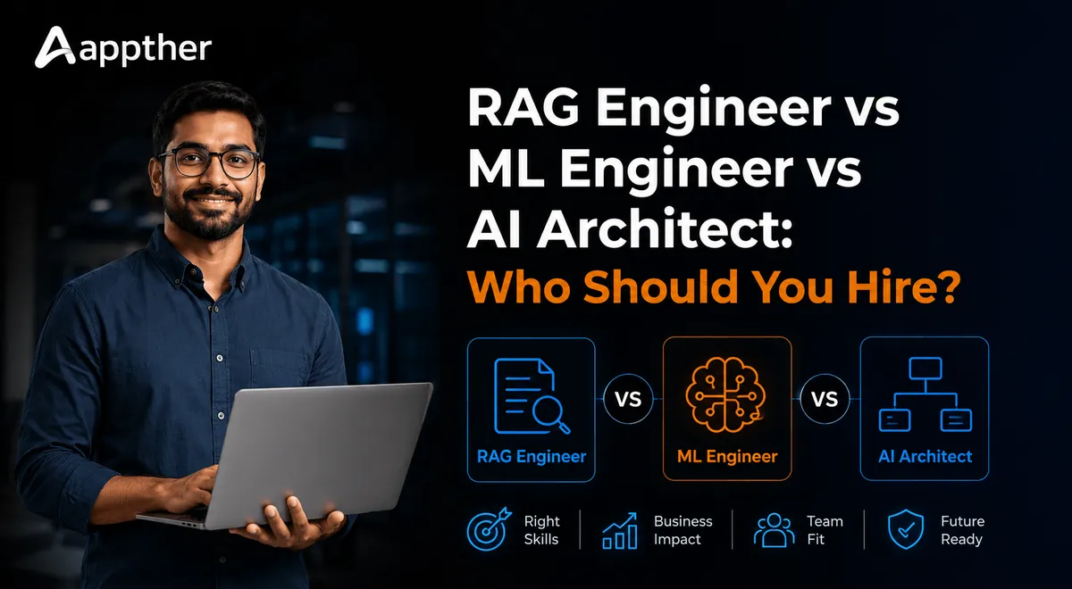 RAG Engineer vs ML Engineer vs AI Architect: Who Should You Hire?