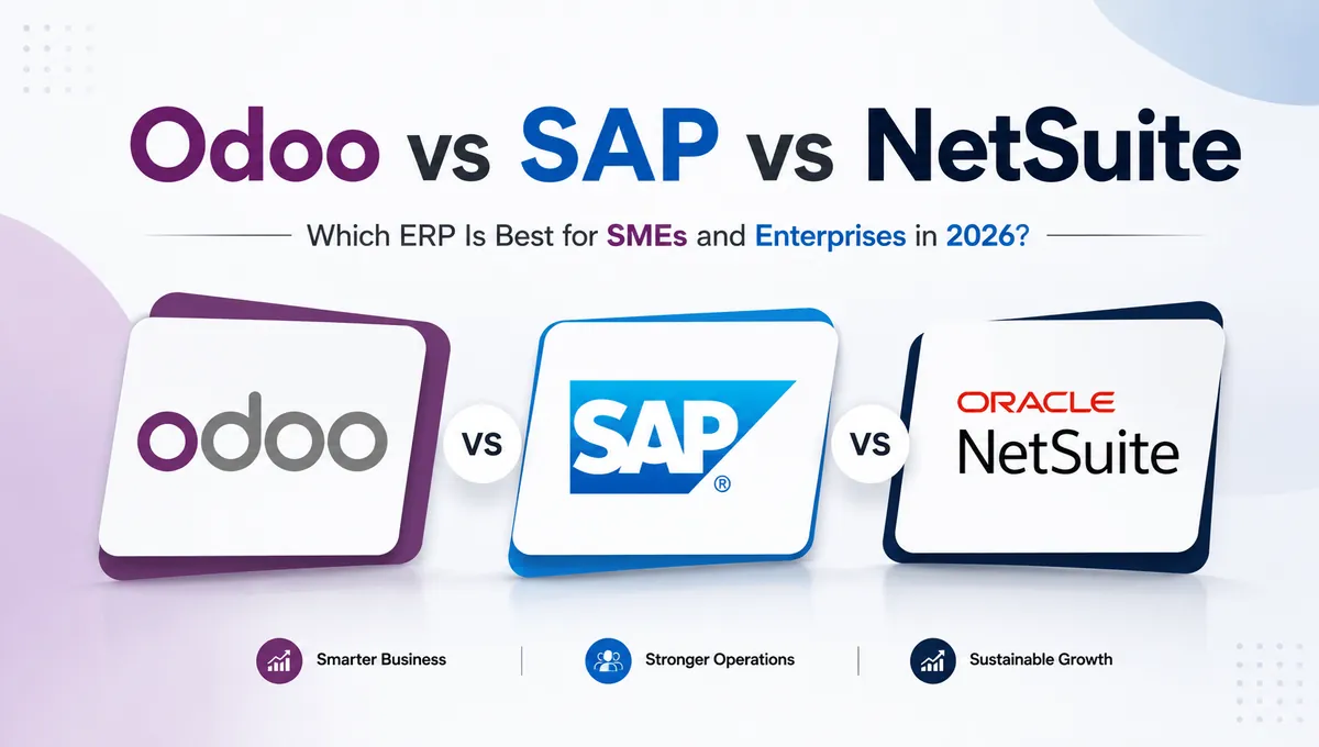 Odoo vs SAP vs NetSuite: Which ERP Is Best for SMEs and Enterprises in 2026?