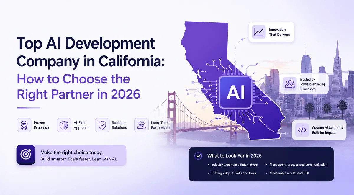Top AI Development Company in California: How to Choose the Right Partner in 2026