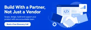 Appther call to action banner inviting readers to book a free discovery call for custom software development