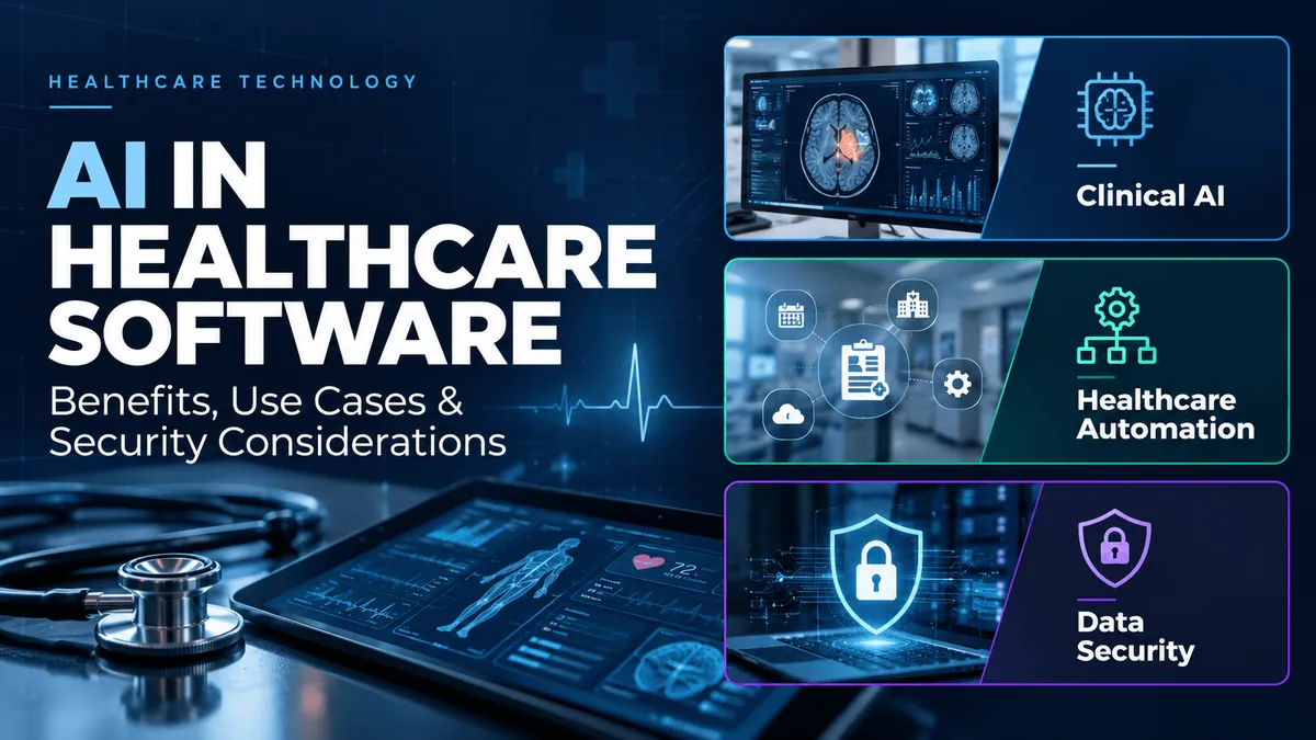 AI in Healthcare Software: Benefits, Use Cases, and Security Considerations