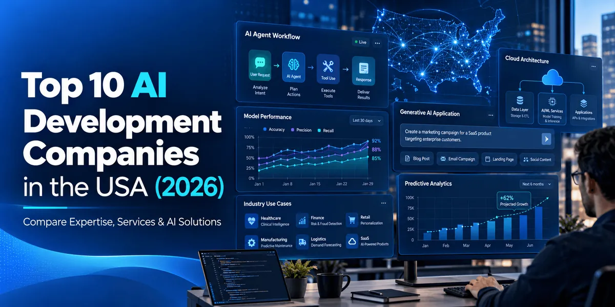 Top 10 AI Development Companies in the USA (2026): Services, Expertise & How to Choose