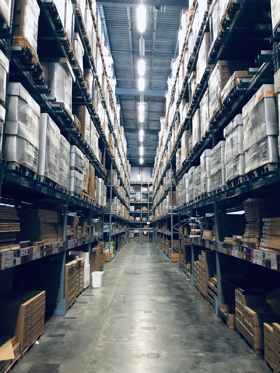 Distribution warehouse racking