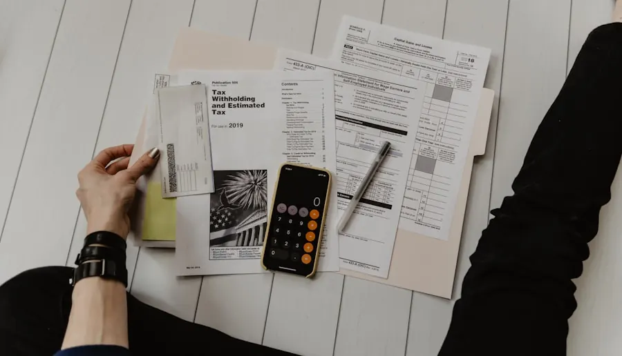 US financial compliance review with tax documents