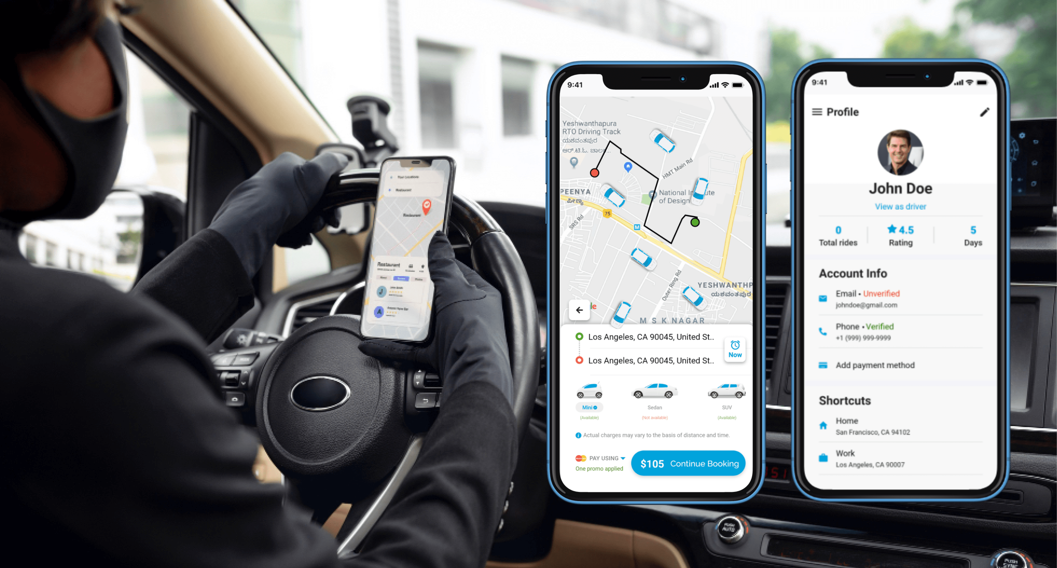 Lyftup Ride-Hailing and Taxi Booking App — On-Demand project by Appther