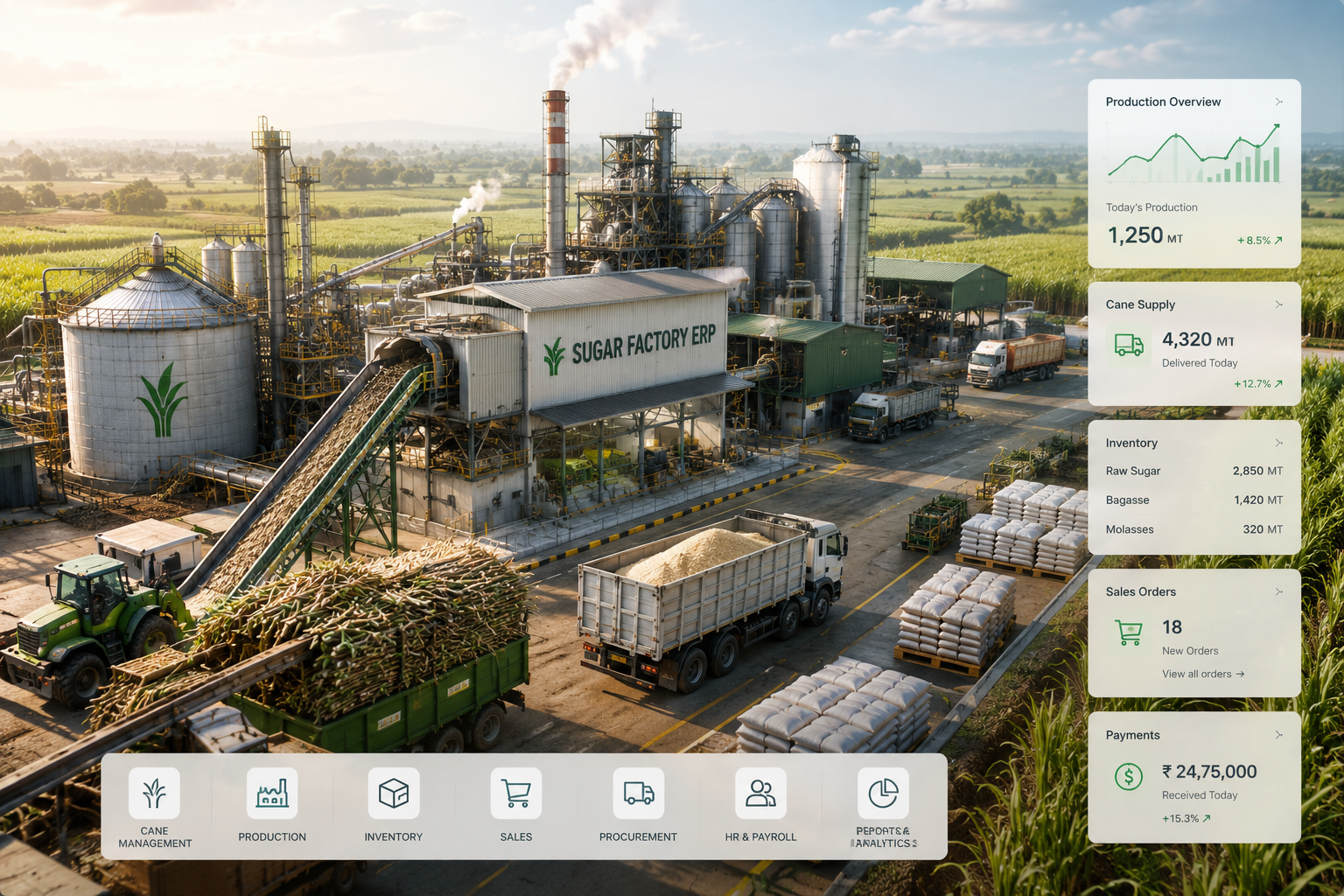 AB Sugar ERP Odoo implementation by Appther